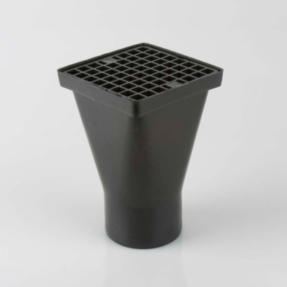 Hopper Square 160 x 110mm with Grating (10) (B1071)